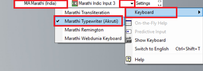 Enable Marathi Indic input 3 in windows 11