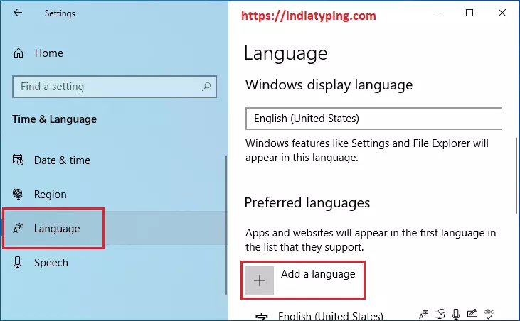 Installation Marathi Inscript keyboard Windows10